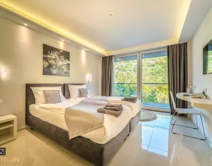 Twin Room with Balcony and Mountain View